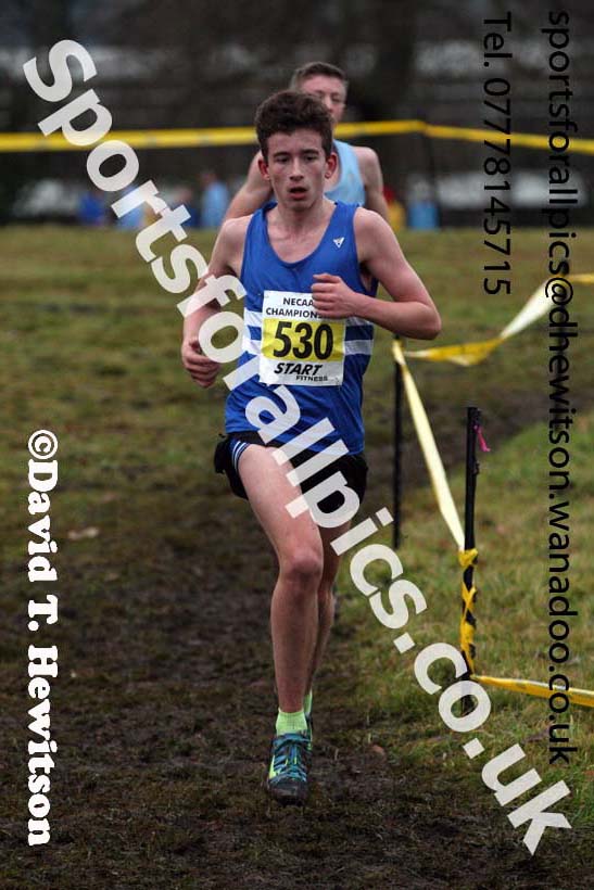 Mens under-17s North Eastern Cross Country, Aykley Heads, Durham. Photo: David T. Hewitson/Sports for All Pics